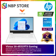 HP Victus 16-d0319TX 16.1" FHD 144Hz Gaming Laptop White ( i5-11400H, 8GB, 512GB SSD, RTX3060 6GB, W11 )