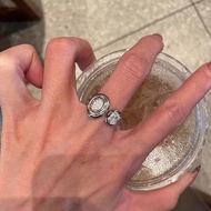 Hassa silver Ring Korean statement ring/