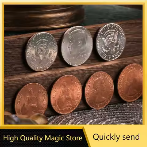 Hopping Half Pro by N2G - Magic tricks ( High Quality Magic Store Download ）