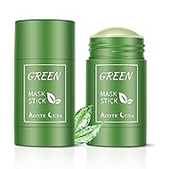 2 Pack Green Tea Purifying Clay Green Tea Mask, Green Pore Stick, Monte Luna Deep Cleansing Smearing Mask, Moisturising Nourishing Skin