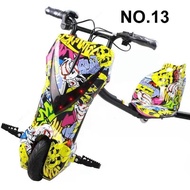 Xe điện ba bánh Drift 360 - Khung tròn không giảm sóc - Công suất 350w - Pin 36v 4.4Ah