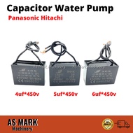 Panasonic Hitachi Water Pump Running Capacitor Square  Type 4uf*450v 5uf*450v 6uf*450v
