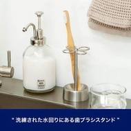 創意四葉草花瓣收納架 不銹鋼拉絲工業復古牙刷架 桌面筆筒 花瓶插座 家居浴室裝飾