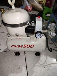現貨出清 Sheing 1/2 HP 馬力 muse500 迴轉式靜音空壓機 