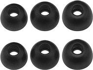 6Pcs Memory Foam Earbuds Replacement Compatible with Jabra Elite 75t 65t Earphones Memory Foam Ear Tips Accessories Black