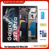 For AMOLED For Samsung S22 Ultra 5G LCD Display Digital Touch Screen For Samsung S22 Ultra 5G LCD G9