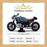 HBF Brick Moto Bike - DIY Toy Building Blocks Motor Sports Sluban 1:12 Scale - M38 B1134