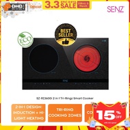 SENZ 2 in 1 Tri-Ringz Smart Cooker SZ-RI3600i Touch Control Panel With LED SZRI3600I Dapur