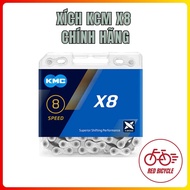 Genuine KMC X8 8-speed 116L bicycle chain - Bicycle Accessories