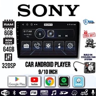 [8GB RAM+128GB ROM] QLED SONY Style Android Player 9"10 inch Car Multimedia MP5 Player Wifi