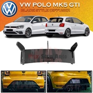 VOLKSWAGEN POLO MK5 6C GTI BLADE STYLE DIFFUSER VW POLO 6C BUMPER DIFFUSER BODYKIT POLO 2014-2018 PO
