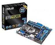 เมนบอร์ด Mainboard ASUS B75M-PLUS (LGA1155) DDR3 MAX RAM 32 GBมี +ฝาหลัง สินค้าสภาพสวยๆตามรูปปก ฟรีค่าส่ง(ไม่มีกล่อง)