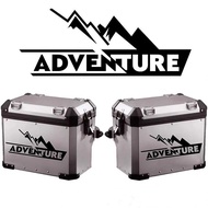 ADVENTURE ADVENTURE Motorcycle Tail Box Sticker Window Windshield Three Box Sticker Creative Modifie
