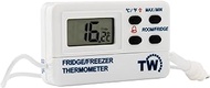 Digital Refrigerator Thermometer - Fridge and Freezer Alarm Alert When Temperatures Drop - Ideal RV Fridge Freezer Thermometer with Alarm and Max Min