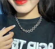 個性不鏽鋼圓珠項鍊 個性圓珠頸鏈 個性飾品 個性CHOKER 百搭個性單品 男女同款情侶鎖骨鏈 AC196