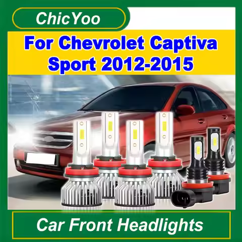 Car LED Headlights 6000K White Canbus No error Turbo HeadLamp Plug and Play LED Foglights For Chevro