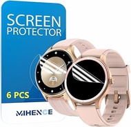 MIHENCE Screen Protector for DR06 1.27 Inch Smartwatch, TPU HD Screen Protector Compatible with TOOB