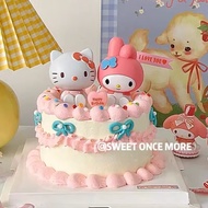 Melody Cake Ornament Kuromi Osmanthus Birthday HelloKitty Katie Decoration Baking Plugin