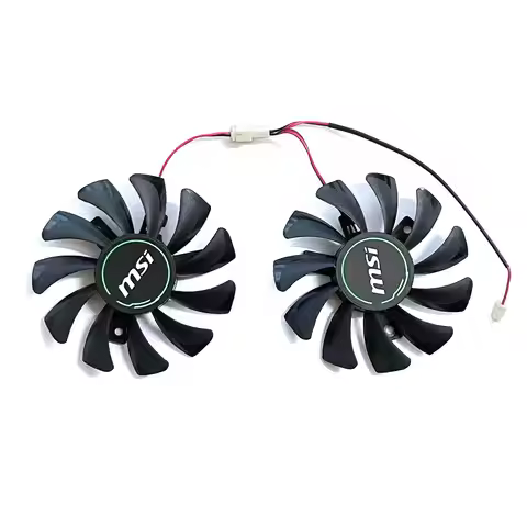 UKGF 75MM HA8010H12CF-Z GTX1650 VGA Fan for MSI GeForce GTX 1650 SUPER VENTUS XS Graphics Card Cooli