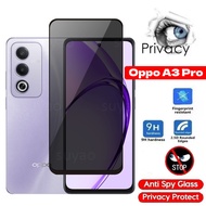 For Oppo A3 Pro A3Pro A 3 Op po 5G 2024 Anti-Spy Full Privacy Tempered Peek Glass Screen Protector O