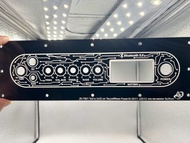 เพลทลำโพงบลูทูธZK-TB21ไม่ย้าย งานไฟหนา3มิล ช่องเพลท5x25cm วัดแบตดิจิตอล มีสวิตซ์VIP 16มิลและสวิตซ์โย