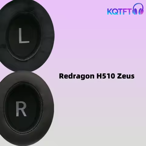Replacement Ear Pads for Redragon H510 Zeus Parts Leather Cushion Velvet Earmuff Headset Sleeve Cove
