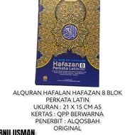 Al-quran Memorizing Latin Words 8 Blocks (A5) Rasm Usmani III Alqosbah