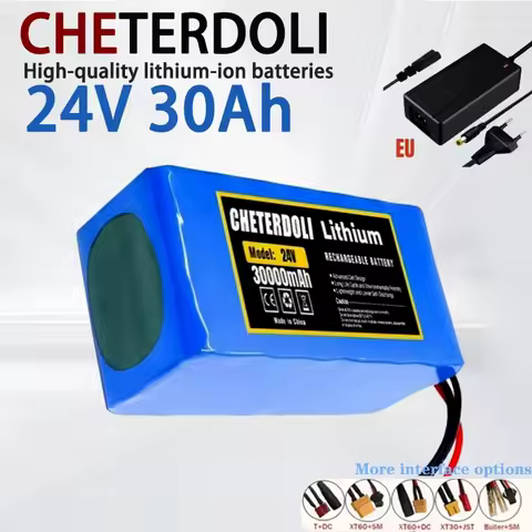 HoverBoard 24V 30000mAh Rechargeable Batteries 29.4V Lithium Battery Wheelchair Battery 7S3P li ion 