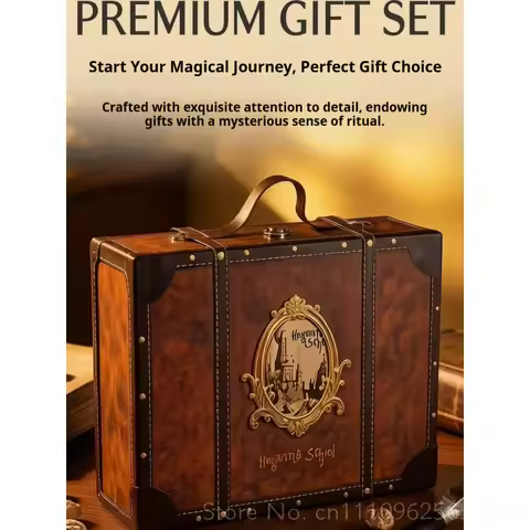 Hogwarts Magic Theme Suitcase Handheld Collectible Gift Set For Best Friend Boyfriend Girlfriend Bir