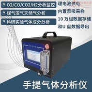 瓦斯沼氣瓦斯分析儀檢測儀可攜式手提式氣體氧氣O2/CO/CO2監測