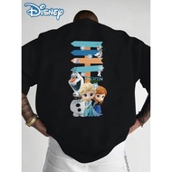 SARB Disney Frozen Graphic T-Shirt for Men - Official Frozen Characters Back Print Tee, Soft Stretch