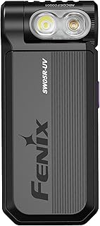 fenix SW05R-UV, Black Body | White and UV LEDs | Rechargeable Inspection & Security Torch | 150 Lume