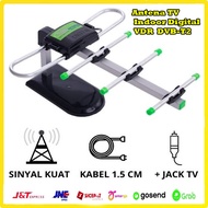 Antena TV Indoor Digital VDR  DVB-T2 UHF TV Antena Indoor Kabel 1.5m Antena Digital VDR