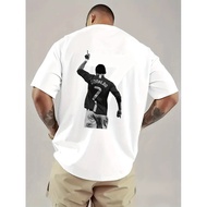 New Cristiano Ronaldo Football Pattern Jersey with 7 Printed Short Sleeves on The Back, Men's  Women
