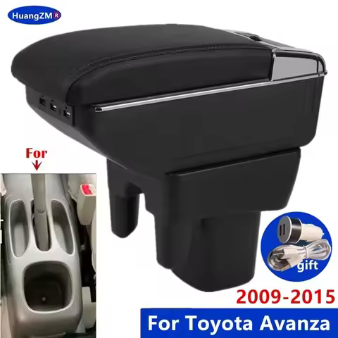 For Toyota Avanza Armrest box For TOYOTA AVANZA 2009-2015 Armrest box Center Storage Box Internal Re