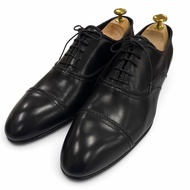 全新未使用商品 ▼LOUIS VUITTON)黑色直頭繫帶皮鞋，7 碼，義大利製造，男士商務鞋 ◎