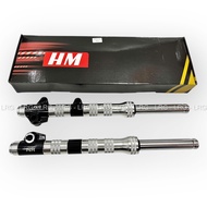 Phuộc Trước Giảm Xóc Trước Phay Thái HM Màu Đen Căt Ty 3 Phân Hạ 3 Phân Wave ZX Wave Nhỏ 2004 Wave 1