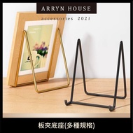 Photo Frame Metal Stand [Display Stand] ER0300-B Plate Display Clock Menu Clip A4 A5 Frame Photo Fra