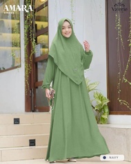 GAMIS SYARI SET KHIMAR BUSUI FREANDLY/AMARA SYARI SET HIJAB BAHAN CRINKLE AIRFLOW KUALITAS PREMIUM S