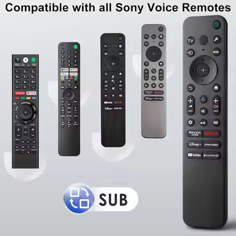 RMF-TX910U Voice Remote Control for Sony Bravia TV Remote Replacement, Compatible with All Smart LED