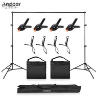 Sprcsg Andoer 8.5 x 10FT Background Stand  Photography Backdrop Kit Aluminum Alloy Frame Set with Ca