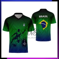 Brazil World Cup 2026 Jersey - Men's Brazil Supporter Jersey - Custom Brazil Football Jersey