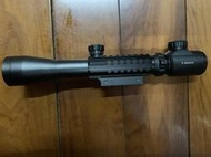 3-9X40狙擊鏡 五段紅綠光 總長31公分 快瞄鏡 斜口快調式