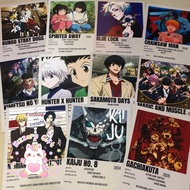 COMPLETE ANIME CONTENTS 5 PCS 9.5x13.5 cm Anime Mini Poster/Wall Decor/Polaroid Cute jujutsu kaisen 