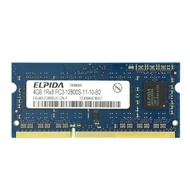 ELPIDA DDR3 4GB 1RX8 PC3-12800S 1600MHZ  For Laptop RAM Memory Notebook Ram