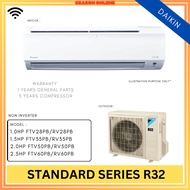 DAIKIN Standard Series Wall Mounted Non Inverter R32 3 Star FTV28PB | FTV35PB | FTV50PB | FTV60PB 1.