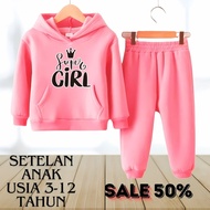 Super Girl patterned hoodie suit for ages 3-12 years kids outfit girl girl kids outfit