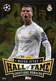 Match Attax 2024 2025 Cristiano Ronaldo Hall of Fame Trading Card
