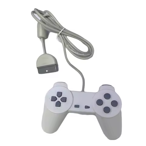 Classic Game Controller for PS1 for PlayStation1 game controller wired gamepad white Colour