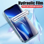 4Pcs Hydrogel Film For iPhone 16 15 14 8 7 6 6s Plus 11 12 13 14 Pro Max XR XS Max Mini Screen Prote